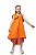 Vestido Mullet Laço Laranja - Imagem 1