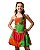 Vestido Bubble Curto Maxi Flores - Imagem 1