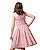 Vestido Cintura Deslocada Rosa - Imagem 2