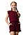 Conjunto Shorts E Cropped Malha Texturizada Kids - Imagem 1