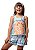 Conjunto Shorts E Top Vitória Regia Kids - Imagem 1