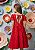 Vestido Vermelho Bordado Kids - Imagem 2
