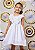Vestido Branco Margaridas Kids - Imagem 1
