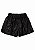 Shorts Couro Rendado Teen - Imagem 1