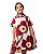 Vestido Em A Maxi Flor Vermelho Teen - Imagem 1