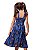 Vestido Tricoline Alças Margaridas Azuis Teen - Imagem 2