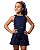 Conjunto Shorts E Top Marinho Kids - Imagem 1