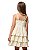 Vestido Curto Bordado Com Camada De Babados - Imagem 2