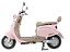Scooter Elétrica Cappuccino 1000W Rosa/Bege – New E-Bike - Imagem 1