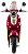 Scooter Elétrica Cappuccino 1000W Vermelha/Bege – New E-Bike - Imagem 2