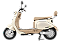 Scooter Elétrica Cappuccino 1000W Bege – New E-Bike - Imagem 1