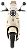 Scooter Elétrica Cappuccino 1000W Bege – New E-Bike - Imagem 3