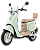 Scooter Elétrica Cappuccino 1000W Verde/Bege – New E-Bike - Imagem 2