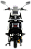 Scooter Elétrica MZ 1000W Prata – New E-Bike - Imagem 2