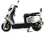 Scooter Elétrica MZ 1000W Prata – New E-Bike - Imagem 1