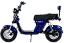 Scooter Elétrica Harley 1000W Azul UK – New E-Bike - Imagem 1