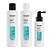 Wella Professionals Nioxin System 3 - Kit 150+150+50ml - Cabelo colorido, afinamento leve - Imagem 1
