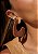 Brinco Argola Brown Couro - Imagem 3