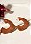 Brinco Argola Brown Couro - Imagem 2