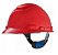 CAPACETE H-700 3M C/ CARNEIRA E JUGULAR VERMELHO CA 29638 - Imagem 1