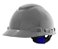 CAPACETE H-700 3M C/ CARNEIRA E JUGULAR CINZA CA 29638 - Imagem 1
