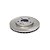 Par Disco de Freio Dianteiro Ventilado Classe A140 A160 A190 TRW RCDI02640 - Imagem 1