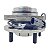 Cubo de Roda Dianteiro com Rolamento GM Blazer S10 com ABS Ima AL507 - Imagem 2
