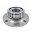 Cubo Roda Traseiro com Rolamento Saveiro G5 G6 2009 a 2016 com ABS Ima - Imagem 1