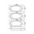 Pastilha de Freio Traseira Fiat Freemont Dodge Journey Cobreq N737 - Imagem 1