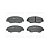Pastilha de Freio Dianteira Honda CRV Accord 2003 a 2017 Frasle PD644 - Imagem 1