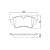 Pastilha de Freio Traseira Audi A4 A5 A6 A7 Q5 Q7 TFSI Cobreq N2071 - Imagem 1