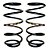 Par Mola Suspensão Dianteira Chevrolet Zafira 2001 a 2011 Manual Fama - Imagem 1