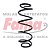 Par Mola Suspensão Traseira Honda Fit e City 2009 a 2014 com GNV Fama AL456G - Imagem 1