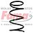 Par Mola Suspensão Dianteira Mitsubishi Asx 4x2 2010 a 2021 Fama AL480 - Imagem 1