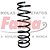 Par Mola Suspensão Traseira Volkswagen Gol G5 G6 com GNV Fama AL263G - Imagem 1