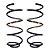 Par Mola Suspensão Dianteira Fiat Palio 1.6 e 1.8 2001 a 2010 com ar Fama AL303 - Imagem 1