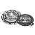 Kit Embreagem Ford Escort 1.0 1.6 VW Logus 1.6 1993 a 1996 Luk 6202166000 - Imagem 1