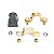 Kit Bucha da Barra Estabilizadora Dianteira Fiat Uno Fiorino Premio Elba Sampel SK1103A - Imagem 1