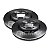 Par Disco de Freio Dianteiro Ventilado Elantra I30 Veloster Cerato Soul Fremax BD5182 - Imagem 1