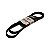 Correia Poly V Chery Tiggo 7 8 Ford Courier Fiesta 1.4 16V Gates 6PK1750 - Imagem 1