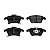 Pastilha de Freio Dianteira Ford Fusion 2.0 2.5 2012 a 2021 Frasle PD1351 - Imagem 1
