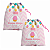 Kit Saco de Roupa Suja e Roupa Limpa com nome tema Sorvete 30x40 - Imagem 1