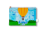 Necessarie Envelope Média Balão Azul - Imagem 1