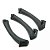 Kit Puxador Interno Porta 318i 320i 325i 330i 335i 2005 a 2012 E90 Cor Preto 6pcs - Imagem 4
