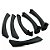Kit Puxador Interno Porta 318i 320i 325i 330i 335i 2005 a 2012 E90 Cor Preto 6pcs - Imagem 2