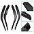 Kit Puxador Porta Bmw X1 2009 á 2015 Cor Carbono - Imagem 2