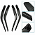 Kit Puxador Porta Bmw X1 2009 á 2015 Cor Carbono - Imagem 2