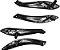 Kit Puxador Porta 316i 320i 328i Sedan F30 2012 a 2019 Cor Carbono - Imagem 3
