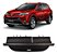 Bagagito Esteira Cortina Porta Malas Rav4 2013 a 2019 Preto - Imagem 1