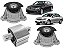 Kit 3 Coxim Motor Câmbio C180 C200 C250 2007 á 2014 - Imagem 1